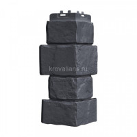 Угол Grand Line Крупный камень Classic графит (0,390*0,170) 12шт/уп