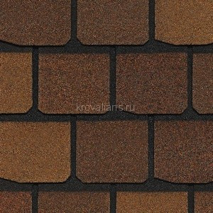 Гибкая черепица CertainTeed (Сертантид) HIGHLAND SLATE (Venetian Red) /1 кв.м/