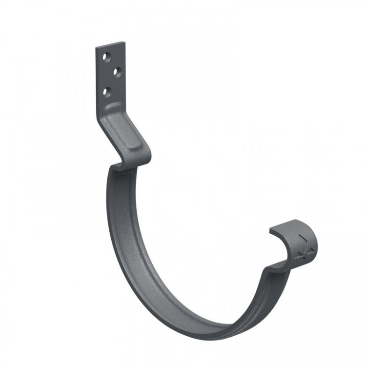 AS PUrus MATT 150/100 Крюк желоба короткий с компл. крепления (МУ), RAL 7024 Matt AS PUrus MATT 150/100 Крюк желоба короткий с компл. крепления (МУ), RAL 7024 Matt