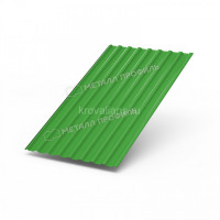 Профилированный лист Металл Профиль МП-20х1100-B (ПЭ-01-6018-0,45) /1 кв.м./