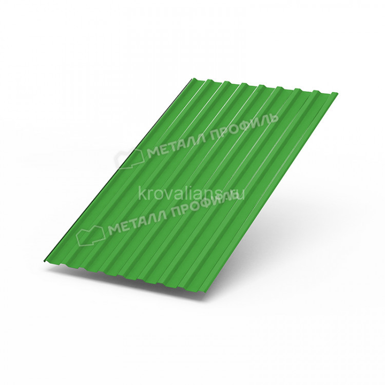 Профилированный лист Металл Профиль МП-20х1100-B (ПЭ-01-6018-0,45) /1 кв.м./