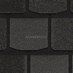 Гибкая черепица CertainTeed (Сертантид) HIGHLAND SLATE (Black Granite) /1 кв.м/