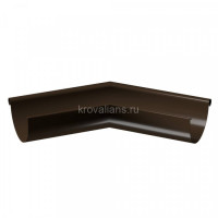 Docke STAL PREMIUM 125/90 мм Угол внешний  135 гр Каштан RAL7024 4шт/упак