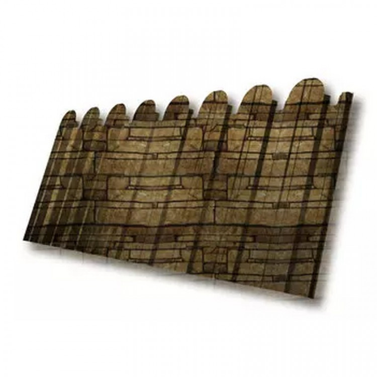 Профнастил С10A фигурный 0,45 Print Twincolor с пленкой Sand Stone