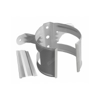 Optima 125/90 Кронштейн трубы на дерево RAL 9003