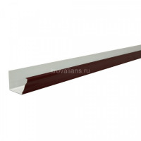 Vortex Matt 127/102 Желоб прямоугольный Matt 127мм 3м RAL 8017