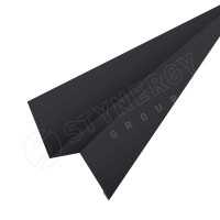 Планка начальная фасадная 3000 Фальц Stynergy (CORUNDUM50-RAL9005-0.5)