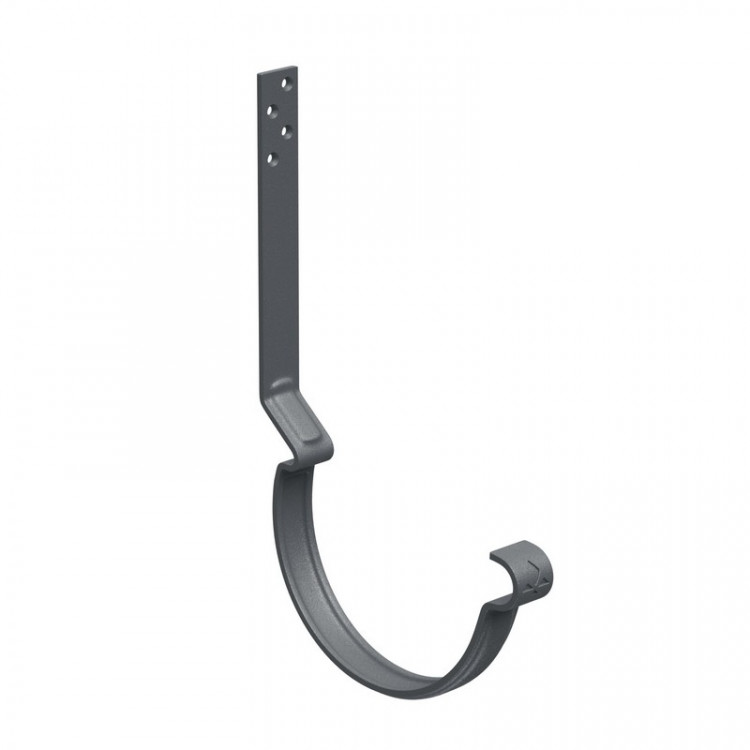 AS PUrus MATT 125/90 Крюк желоба длинный 190мм с компл. крепления, RAL 7024 24шт/уп.