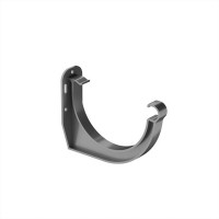 Galeco PVC 152 130/100 Кронштейн ПВХ Графит RAL 7021 (50шт/уп)
