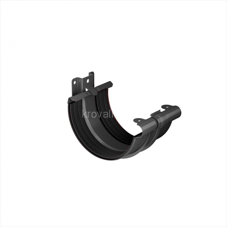 GALECO STAL 152 135/90 Соединитель желоба Графит 7015 (30шт/уп)