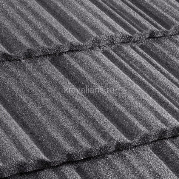 Композитная черепица Metrotile (Метротайл) MetroShake II (Серый) /лист/