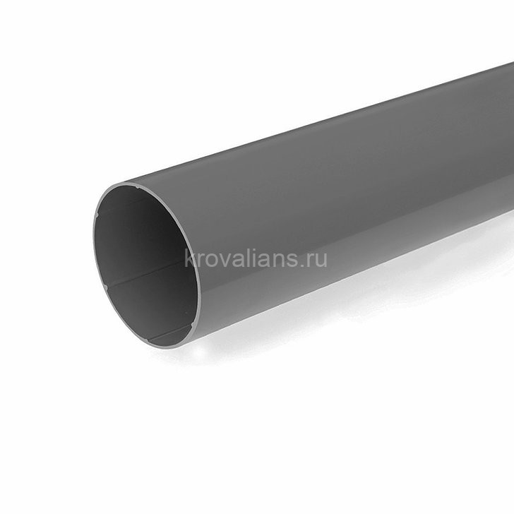 100/90 BRYZA Труба водосточная 90мм 3м графит