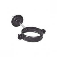 AS COMF PE 125/90 Хомут трубы с комплектом крепления RAL7024 20 шт/уп