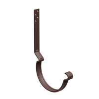 AS PUrus MATT 125/90 Крюк желоба длинный 190мм с компл. крепления, RAL 8017 24шт/уп.