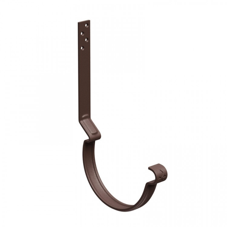 AS PUrus MATT 125/90 Крюк желоба длинный 190мм с компл. крепления, RAL 8017 24шт/уп.