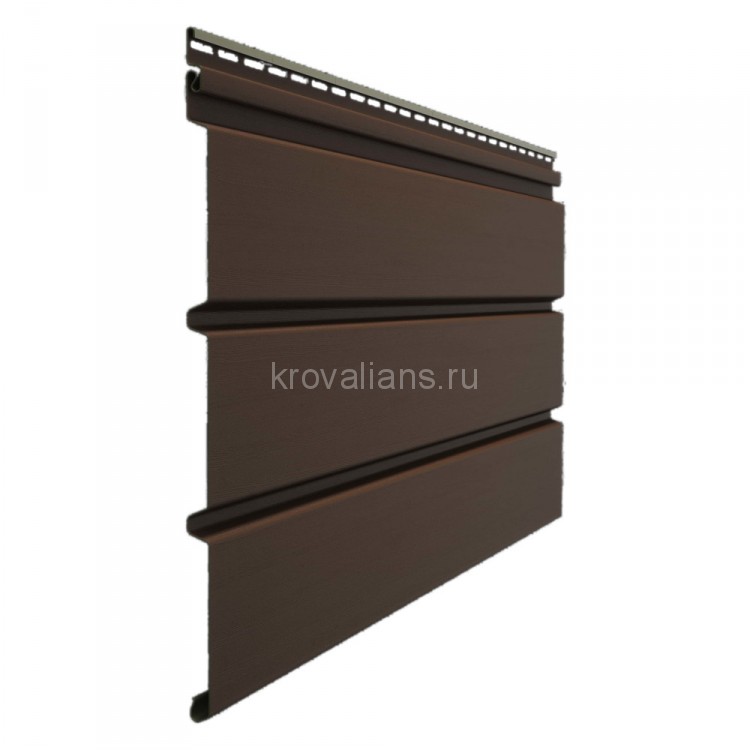Docke Софит PREMIUM Т4 Сплошной 3,05х0,305 (Каштан), 16шт/уп
