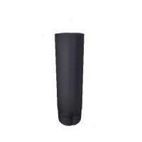 Optima 125/90 Труба круглая 1м RAL 7024 мокрый асфальт