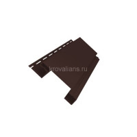 Наборная планка (наличник) для составного угла GL Я-Фасад 3м, Темный Дуб