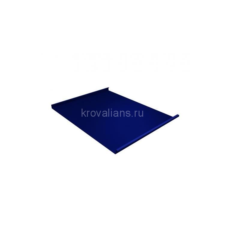 Фальцевая кровля Grand Line (Гранд Лайн) Фальц двойной стоячий Pro Grand Line (Гранд Лайн) 0,45 Полиэстер (RAL 5002) 1 кв.м.