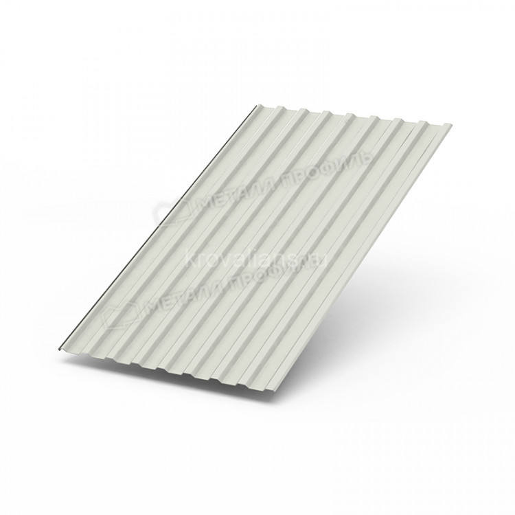 Профилированный лист Металл Профиль МП-20х1100-B (ПЭ-01-9002-0,45) /1 кв.м./ Профилированный лист Металл Профиль МП-20х1100-B (ПЭ-01-9002-0,45) /1 кв.м./