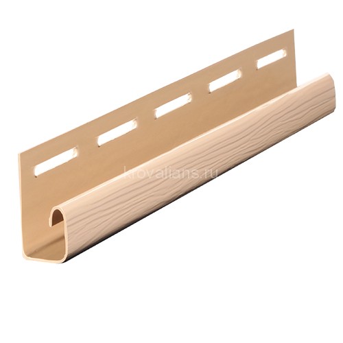 FineBer J-профиль Classic Color кремовый 3,05м (40шт/уп)
