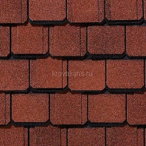 Гибкая черепица CertainTeed (Сертантид) GRAND MANOR (Georgian Brick) /1 кв.м/