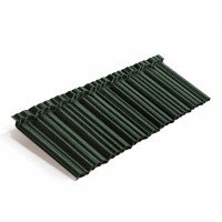 Композитная черепица Metrotile (Метротайл) MetroShake II (Темно-зеленый) /лист/