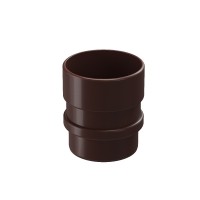 Docke LUX 140/100 мм Муфта трубы соединительная Шоколад