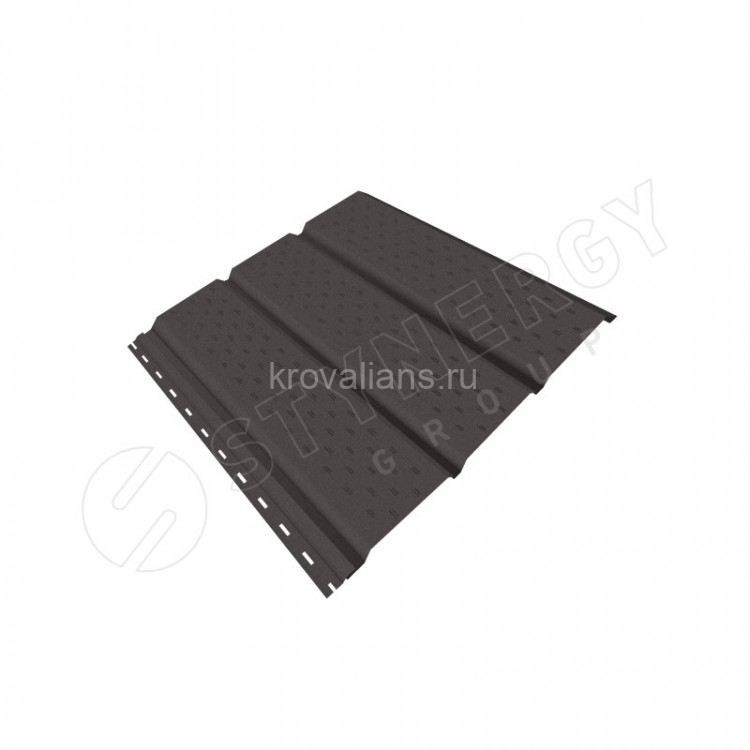 Софит металлический Тройной / перф. Stynergy (Стинержи) GRAPHITE  RR32 0,45 / 1шт. /