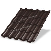 Металлочерепица МеталлПрофиль Трамонтана-S (PURETAN-20-8017-0.5) /1 кв.м/
