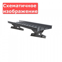 Мостик переходной Русский Рубеж 1,25м, коричневый шоколад (RAL 8017)