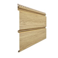 Docke LUX Сайдинг Монреаль Брус D6S, 300х3600 мм (1,1 м2) Зрелый Каштан, 16шт/уп