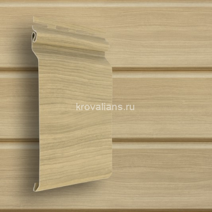 Сайдинг Grand Line (Гранд Лайн) TUNDRA S7 Natural-брус (Ясень) /панель/