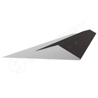 Планка финишная 46х25мм Stynergy (Стинержи) GRAPHITE45 RR32, 0,45 3м / 1шт. /
