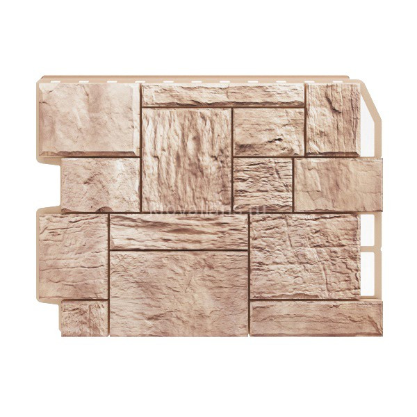 Фасадная панель Wandstein (Вандштейн) Туф (Бежевый) /панель/ Фасадная панель Wandstein (Вандштейн) Туф (Бежевый) /панель/