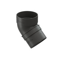 Docke STANDARD Колено 45 Серый (RAL 7024) 24 шт./уп.