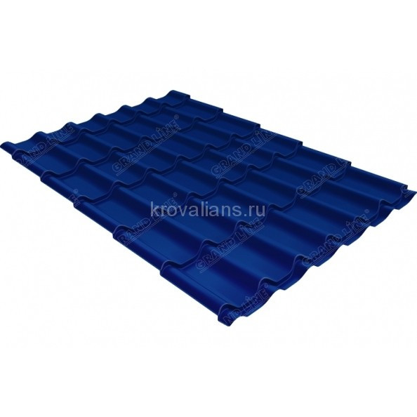 Металлочерепица классик Grand Line (Гранд Лайн) 0,4 PE RAL 5005 /1 кв.м./