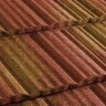 Композитная черепица Metrotile (Метротайл) MetroShake II (Терракотово-Желтый) /лист/