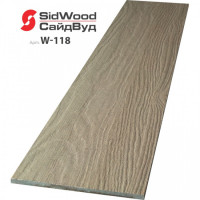 SidWood, хризотилцементный сайдинг 3000х190х8 мм прямой 0,57м2 W-118