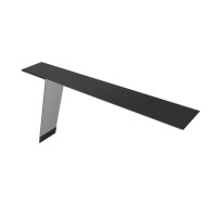 Планка карнизная фальц 130х80 0,5 Satin Matt RAL 7016 антрацитово-серый (2м)