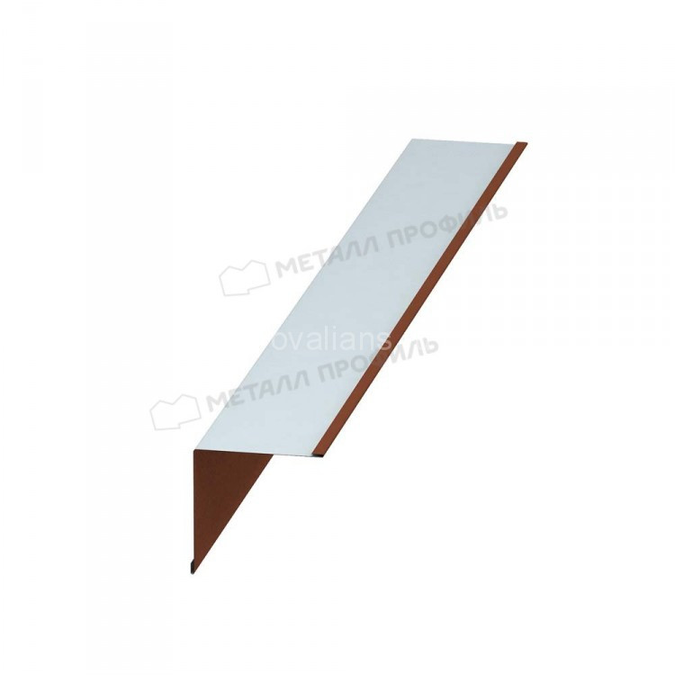 МеталлПрофиль Планка угла внутреннего 115х115х2000 NormanMP (Полиэстер-01-8004-0.5) /1 шт/ МеталлПрофиль Планка угла внутреннего 115х115х2000 NormanMP (Полиэстер-01-8004-0.5) /1 шт/