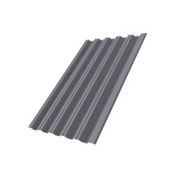 Профнастил HC35R 0,45 PE RAL 7004 сигнальный серый DRIP