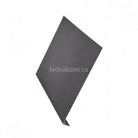 Ветровая планка (L-профиль) Aquasystem (Аквасистем) 200 PE (RR 23) /1 шт/