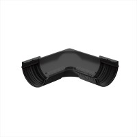 GALECO STAL 152 135/90 Угол внутренний 90 гр. Черный 9005 (4шт/уп)