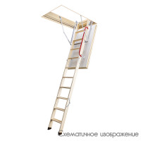 Факро Термоизоляционная складная чердачная лестница LTK 60х120х330