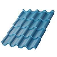Металлочерепица МеталлПрофиль Монтерроса-S (PURETAN-20-RR35-0.5) /1 кв.м./