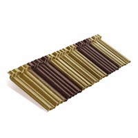 Композитная черепица Metrotile (Метротайл) MetroShake II (Цедар-браун) /лист/