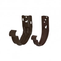 AS PU MATT 125/90 Крюк желоба универсальный с компл. крепления, RR-32 Matt