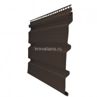 Софит Grand Line (Гранд Лайн) Т3 "Amerika" Slim 3,0 х 0,229 перфорированный (Коричневый) /1 шт/