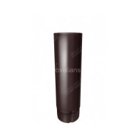 Optima 125/90 Труба круглая, 90мм 3м RAL 8017 шоколад